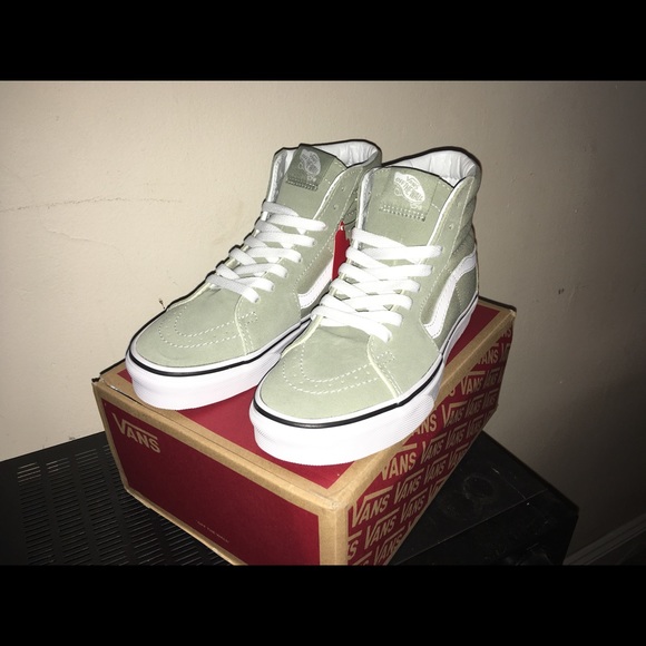 vans sk8 hi desert sage